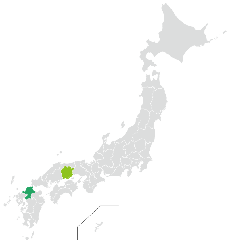 全国の地図